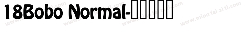 18Bobo Normal字体转换